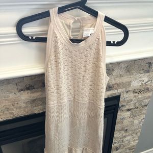 Knit beige /cream dress